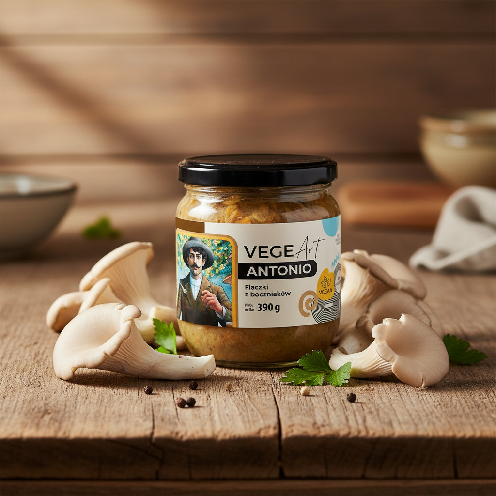 Flaczki z boczniaków wegańskie - 390 g